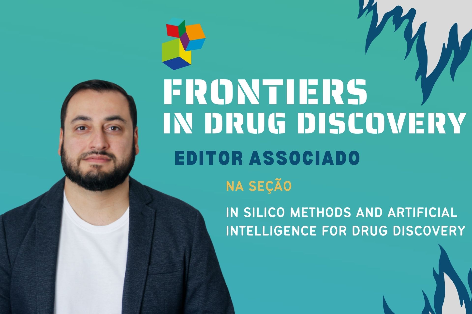 CTO Rodolpho Braga é novo editor associado na revista internacional Frontiers in Drug Discovery na área de inteligência artificial aplicado a inovação farmacêutica