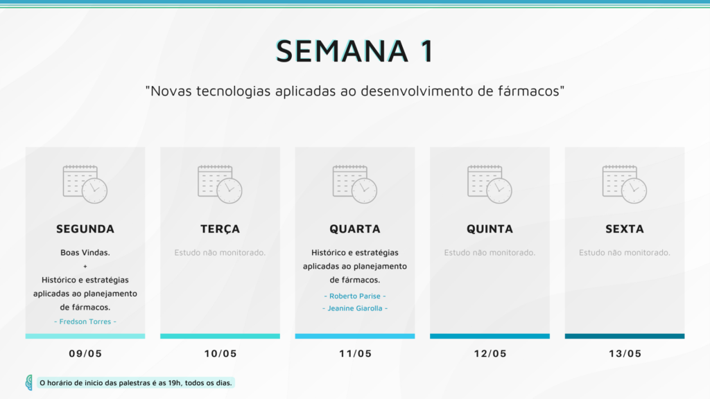 Cronograma: semana 1