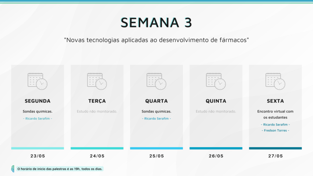 Cronograma: semana 3