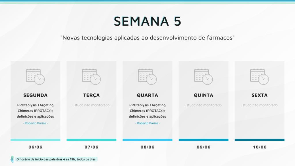 Cronograma: semana 5