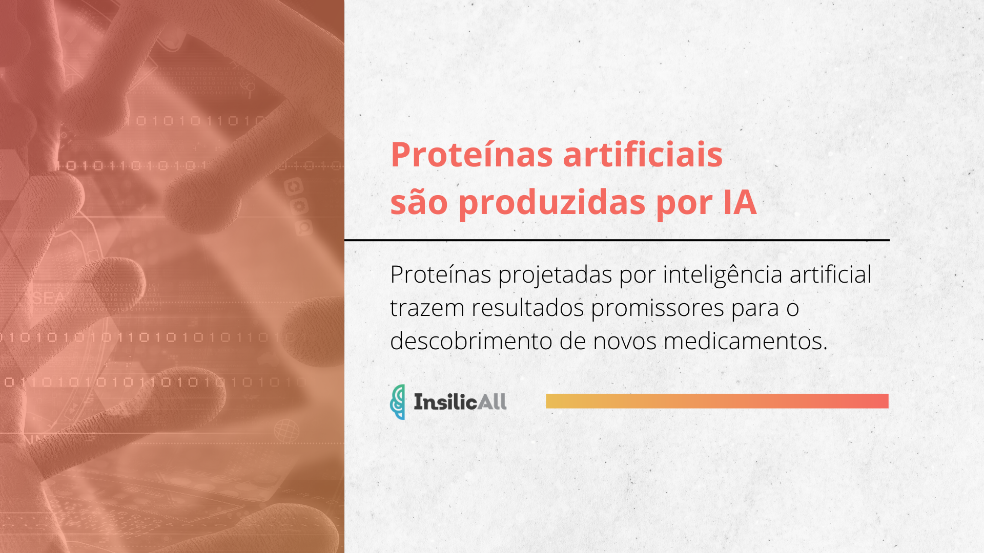 Proteínas artificias são produzidas por IA